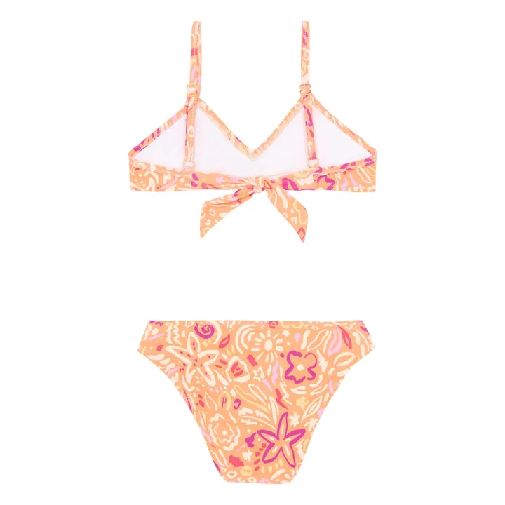 Maillot de Bain 2 Pièces Imprimé | Abricot- Image produit n°2