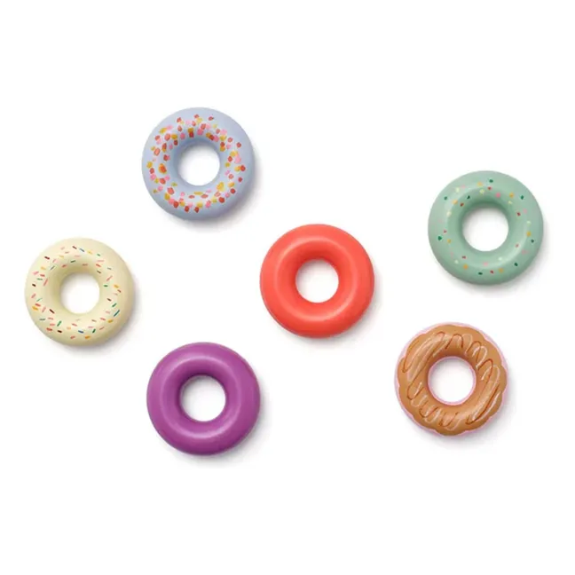 Donuts en bois - Boîte de 6
