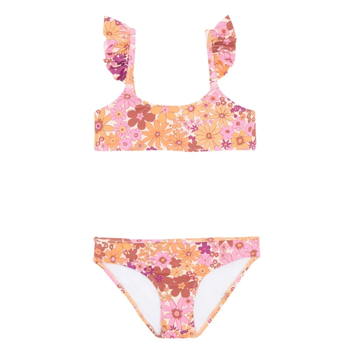 Maillot de Bain 2 Pièces volanté fleurs- Image produit n°0