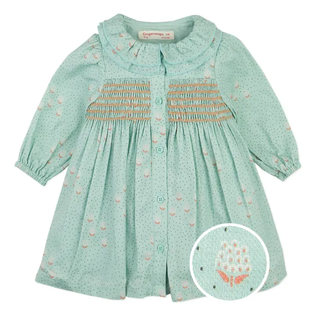 Tilda dress | Green water