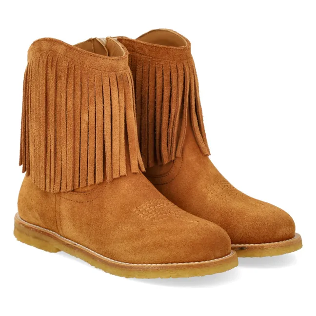 Cowboy-Stiefel | Cognac-Farbe