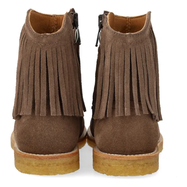 Mini botas vaqueras | Tabaco