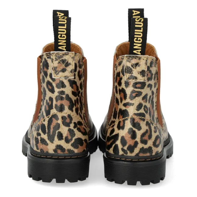 Chelsea Boots Logo Straps | Maulwurfsfarben