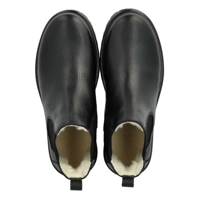 Chelsea Boots Gefüttert | Schwarz