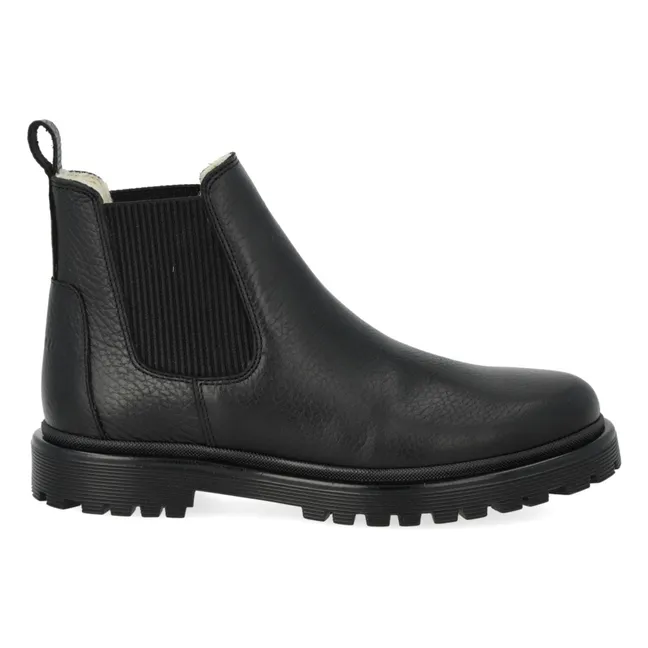 Chelsea Boots Gefüttert | Schwarz