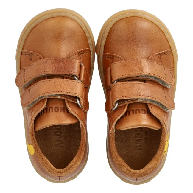 Sneakers Scratch Soleil | Cognac-Farbe