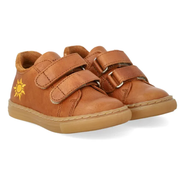 Sneakers Scratch Soleil | Cognac-Farbe