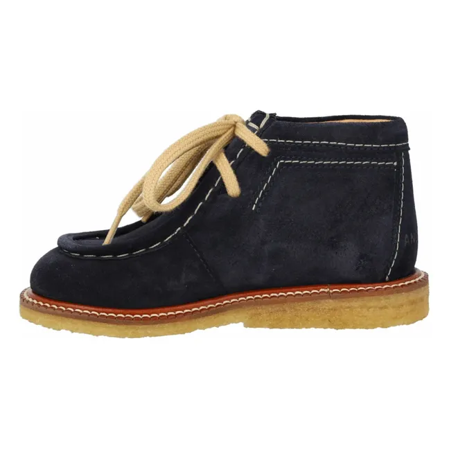 Lace-up boots | Navy blue