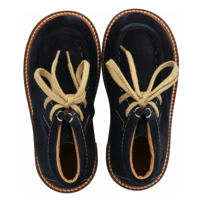 Lace-up boots | Navy blue