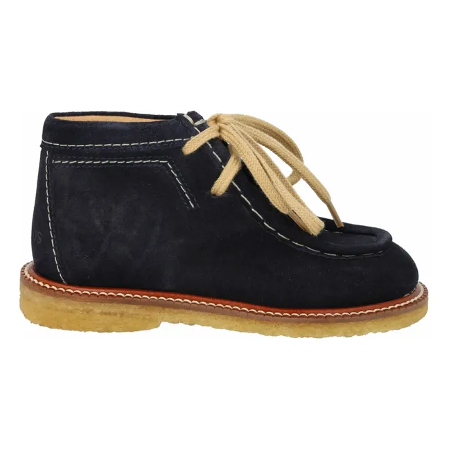 Stivali allacciati | Blu marino