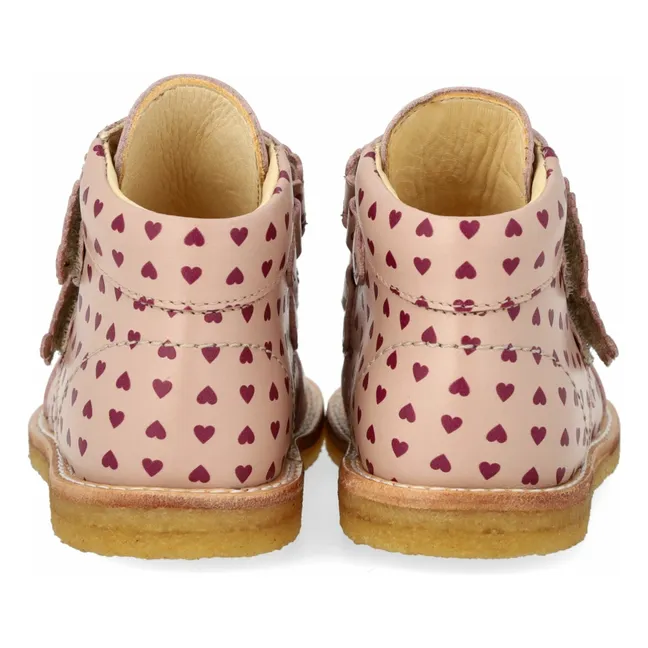 Scratch Boots Hearts | Pink