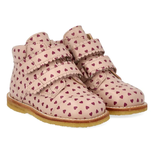 Boots Scratchs Cœurs | Rose