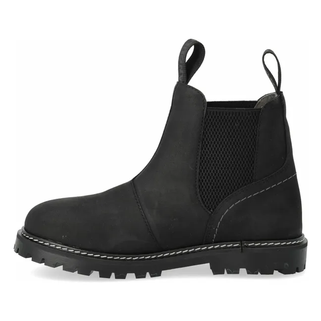 Chelsea Boots Chunky Tex | Schwarz