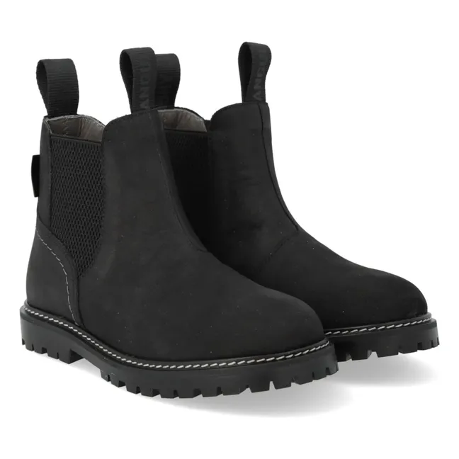 Stivali chelsea in Tex | Nero