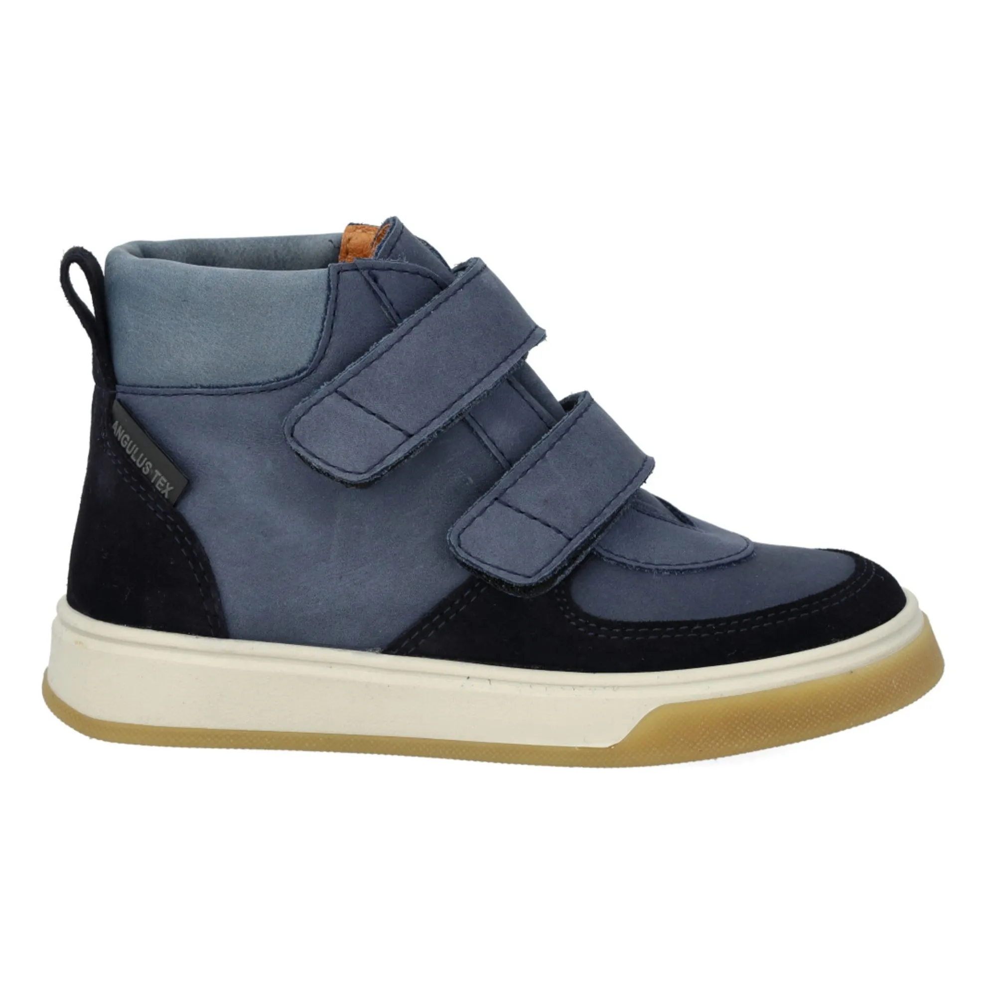Angulus Navy Blue Scratch Tex Sneakers
