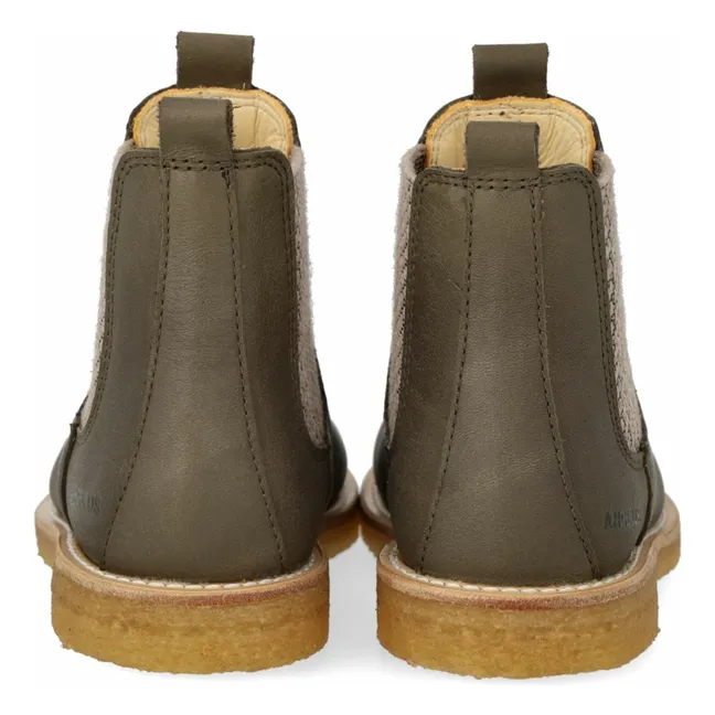 Stivali Chelsea | Verde oliva