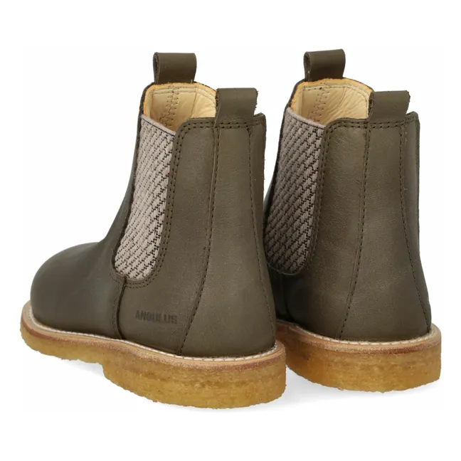 Stivali Chelsea | Verde oliva