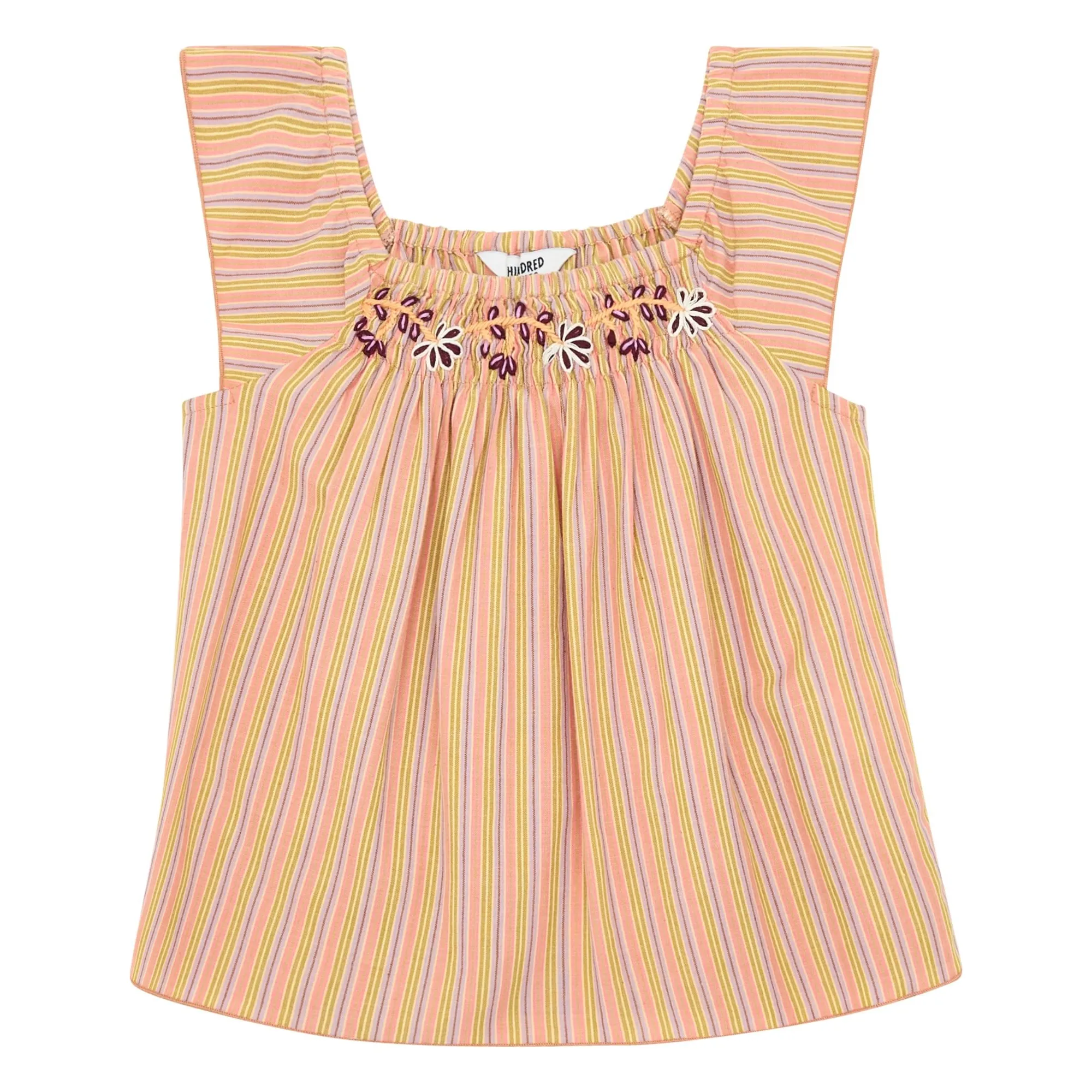 Hundred Pieces Multicoloured Smocked Top