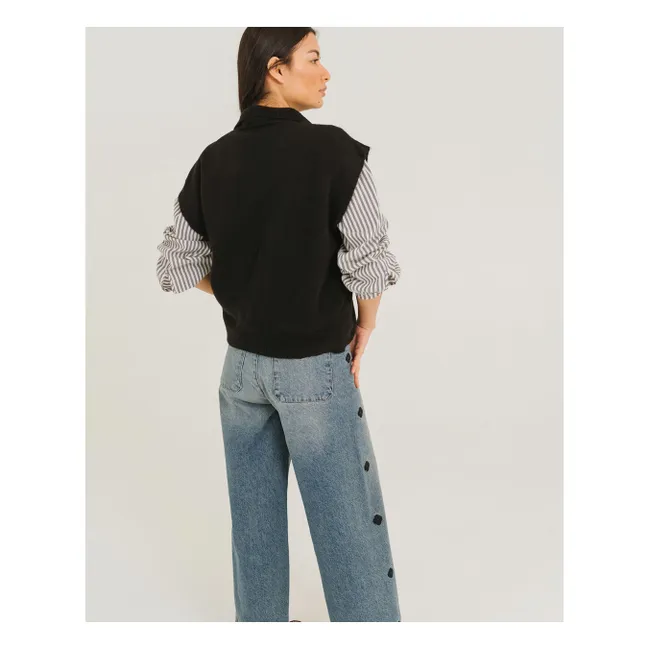 Pull Sans Manches Uxue | Noir