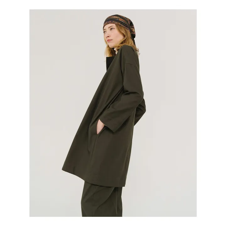 Robe Dolly Cityzen | Vert kaki- Image produit n°3