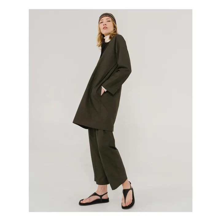 Robe Dolly Cityzen | Vert kaki- Image produit n°2