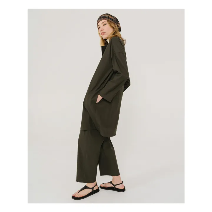 Robe Dolly Cityzen | Vert kaki- Image produit n°1