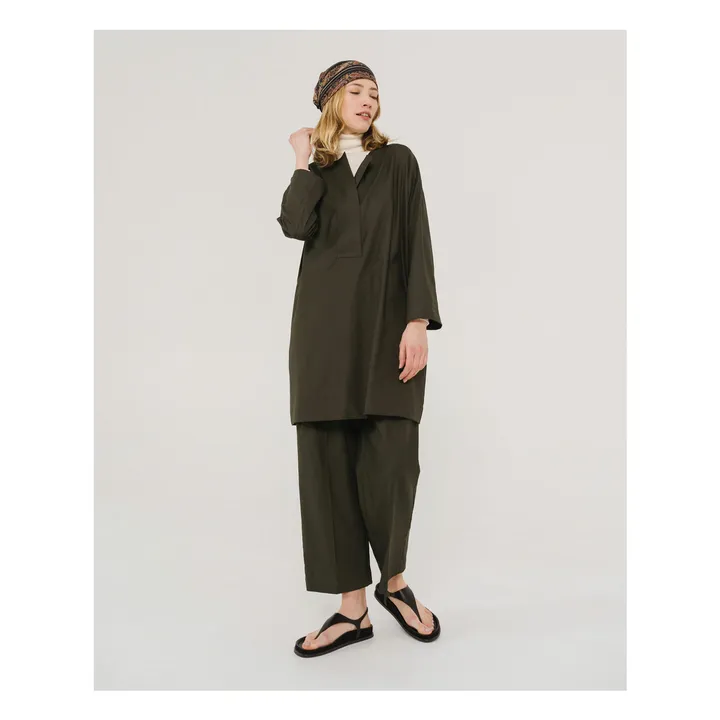 Robe Dolly Cityzen | Vert kaki- Image produit n°0