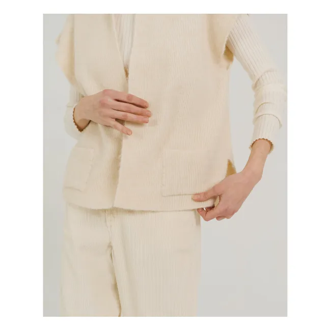 Gilet Sans Manches Brett | Ecru