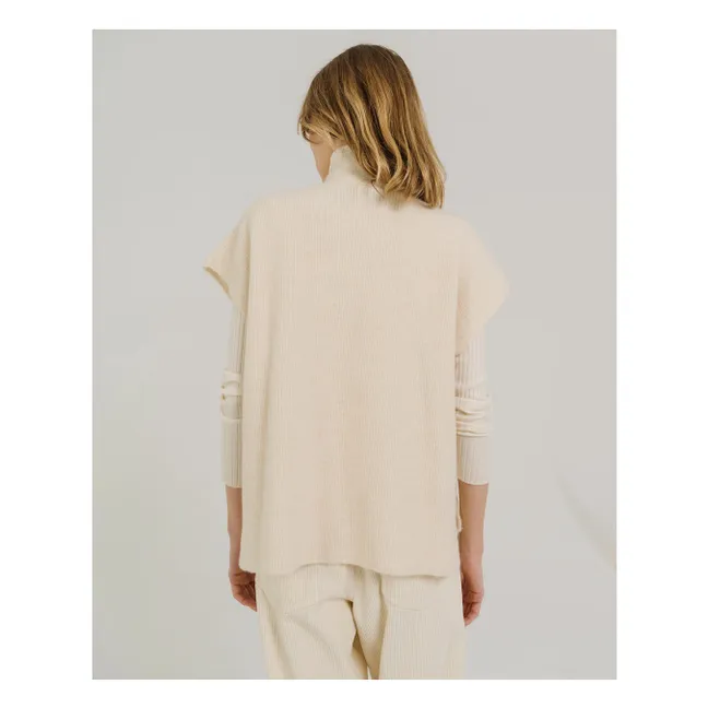 Gilet Sans Manches Brett | Ecru