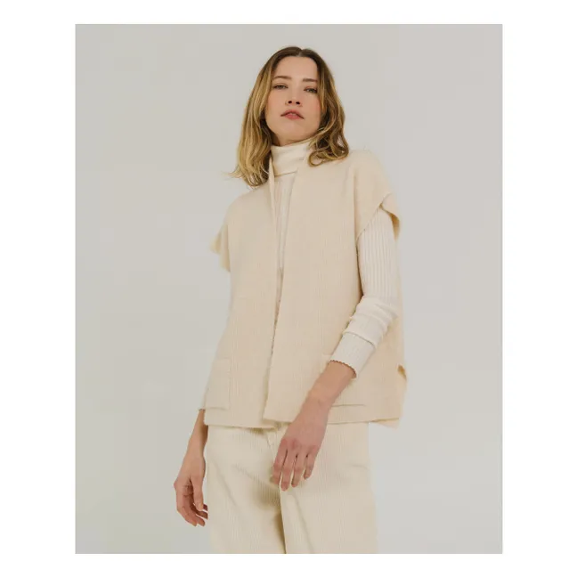 Gilet Sans Manches Brett | Ecru