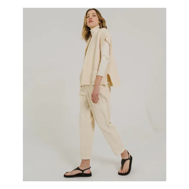 Gilet Sans Manches Brett | Ecru