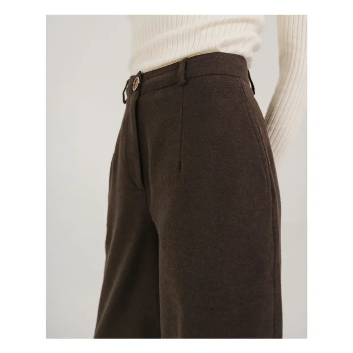 Pantalon Brando Django | Chocolat- Image produit n°4