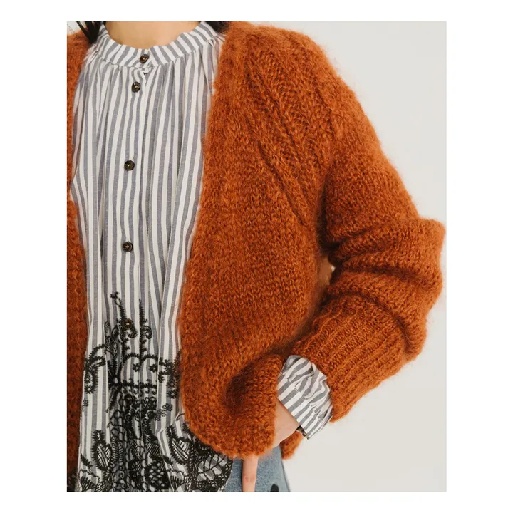 Bali Indie Striped Blouse | Black- Product image n°3