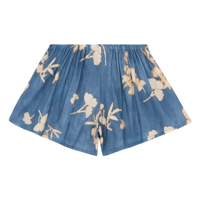 Flower Shorts | Indigo blue