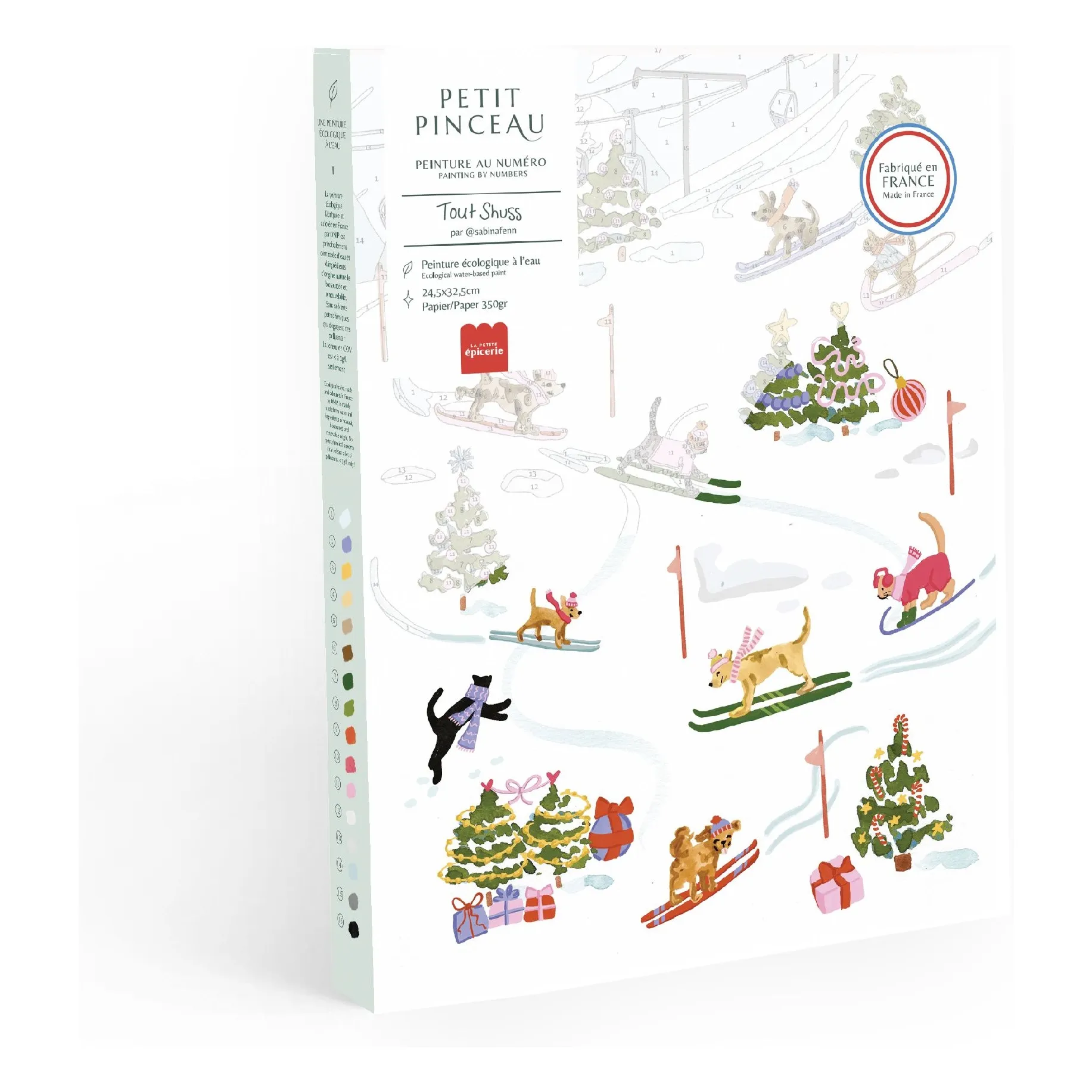 La Petite Épicerie Multicoloured Numbered Painting Kit - Tout Schuss