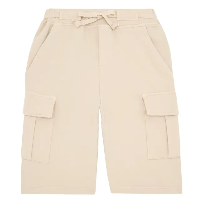 Pantalones cortos de vellón | Beige