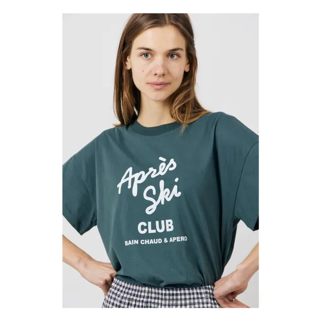 T-shirt in cotone organico della Georgia | Verde foresta