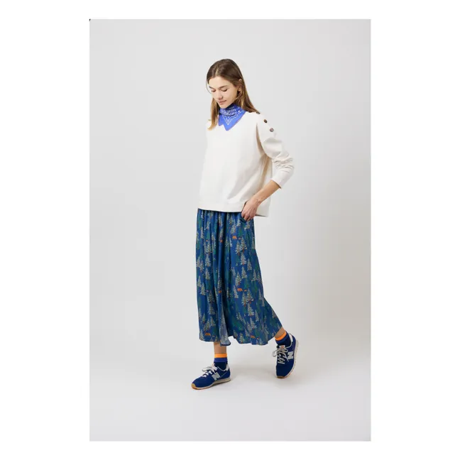 Sudadera Guilmette de algodón orgánico acanalado | Crudo