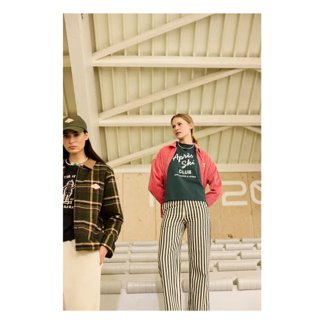 Camiseta Georgia de algodón orgánico | Verde bosque