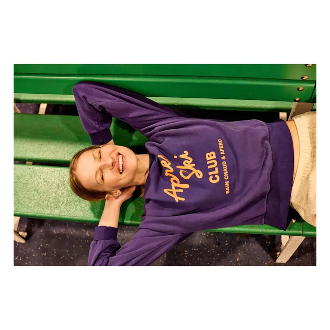 Sweat Goizeder Coton Bio | Aubergine