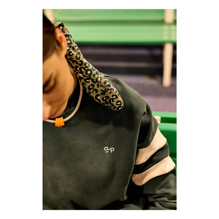 Sudadera Graciette de algodón orgánico | Verde bosque- Imagen del producto n°2