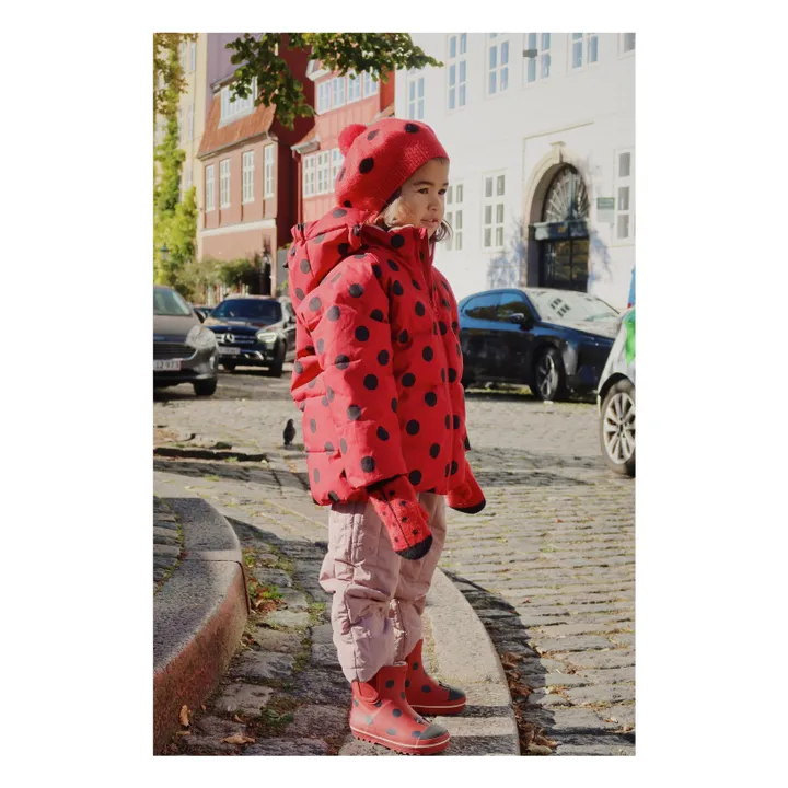 Béret Coccinelle Laine Mérinos | Rouge- Image produit n°2