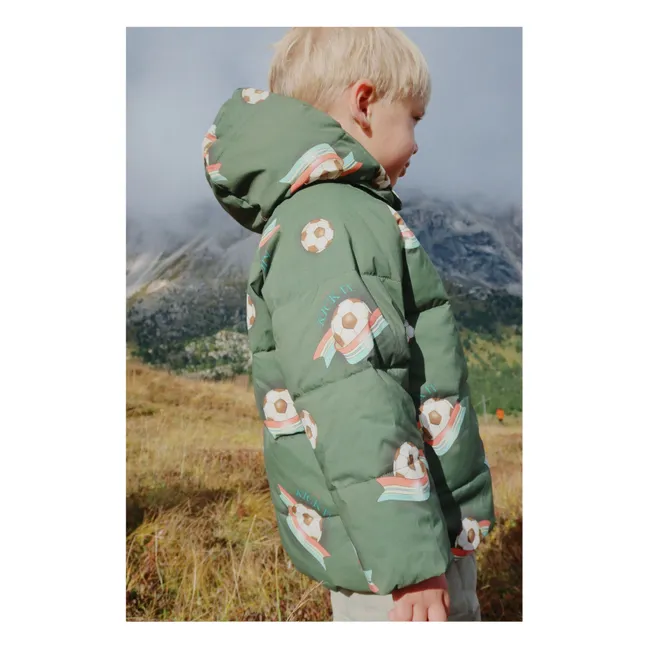 Piumino Nuka in fibra riciclata | Verde