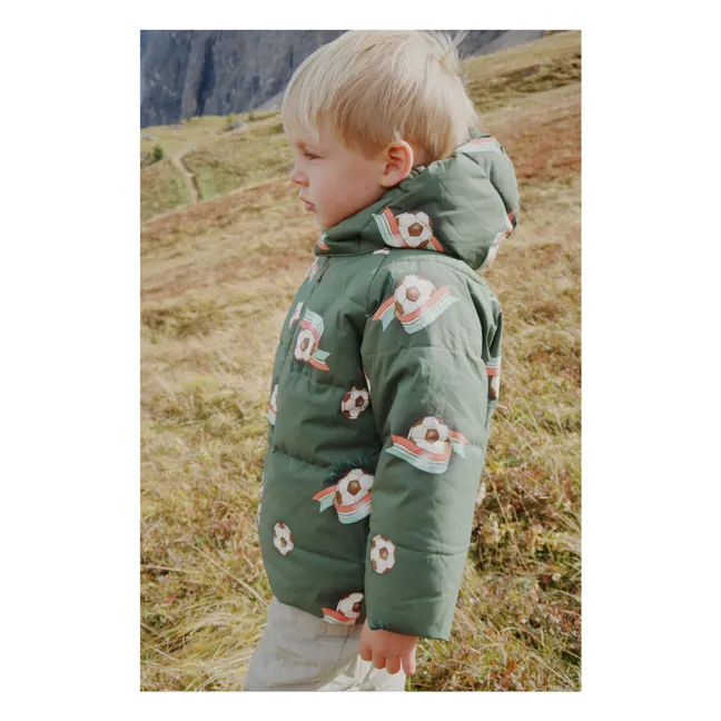 Piumino Nuka in fibra riciclata | Verde