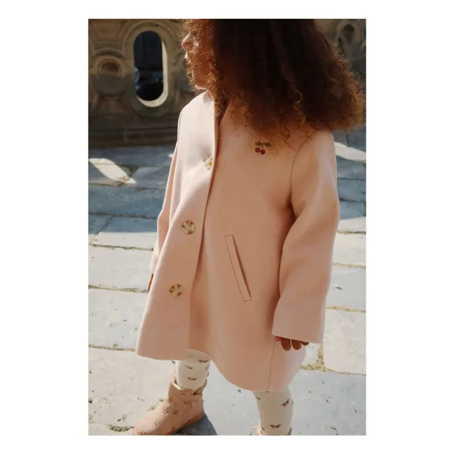 Novella Wool Coat | Peach