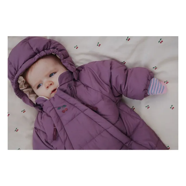 Pilote Matelassé Alpi Cerises Recycled Fibers | Purple
