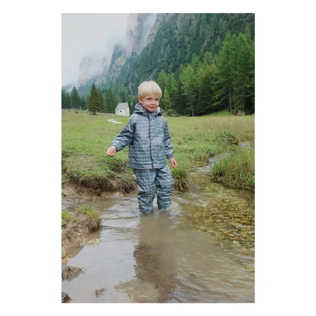 Palme Carreaux Rain Set | Blue