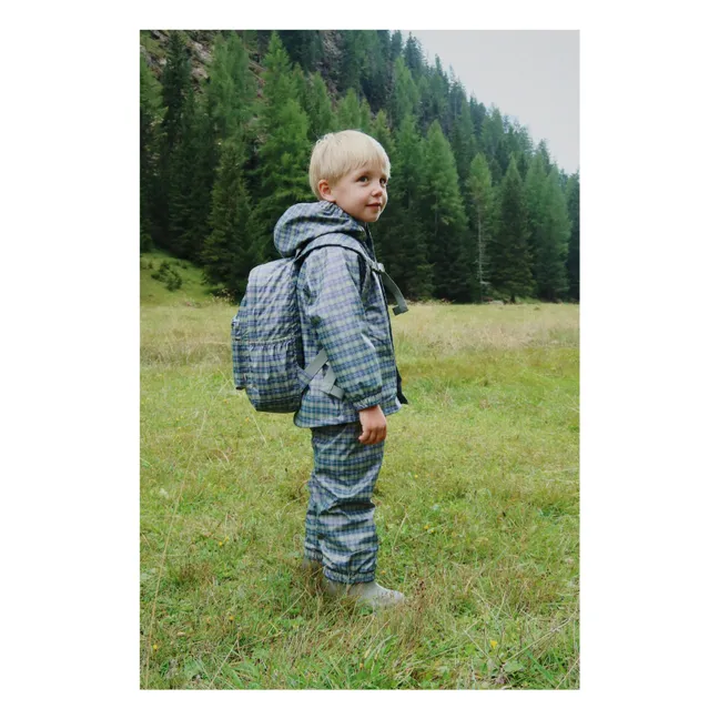 Set de lluvia Palme Carreaux | Azul