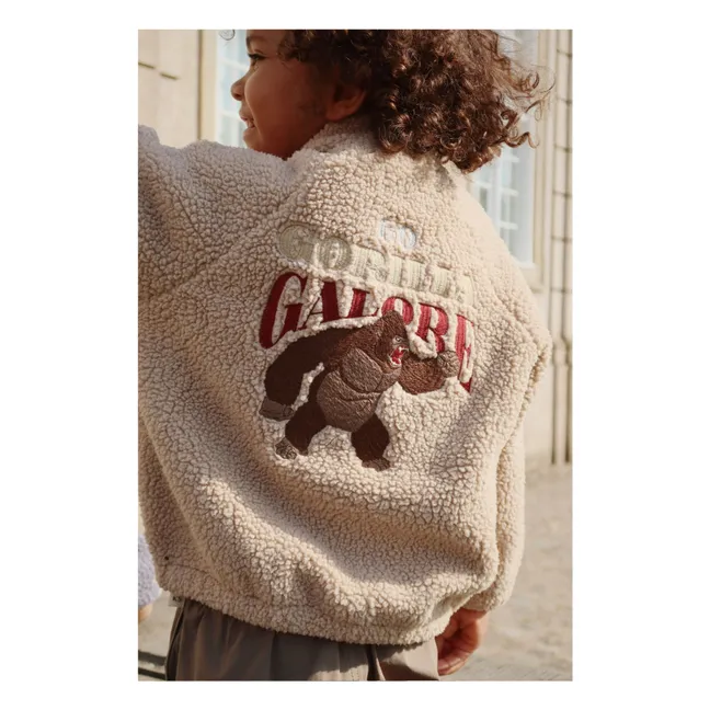 Jazz Gorilla Sherpa Bomber | Beige
