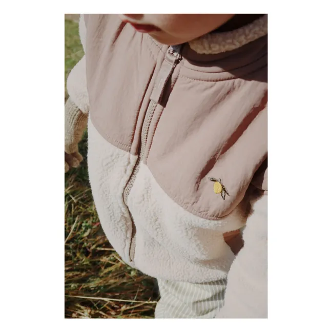 Flynn Recycled Fiber Sherpa Jacket | Beige